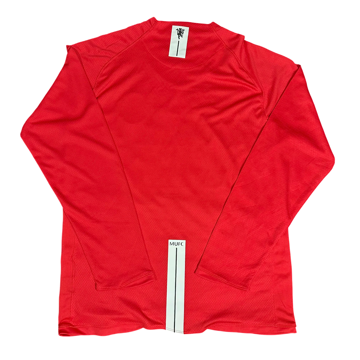Camisa Manchester United I 2007/08 Manga Longa