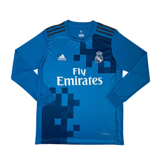 Camisa Real Madrid III 2017/18 Manga Longa