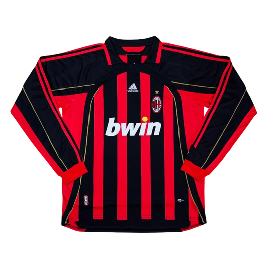 Camisa Milan I 2006/07 Manga Longa