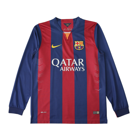 Camisa Barcelona I 2014/15 Manga Longa