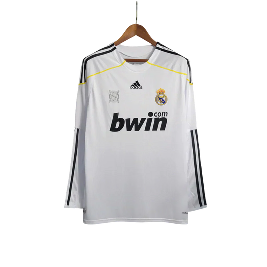 Camisa Real Madrid I 2009/10 Manga Longa