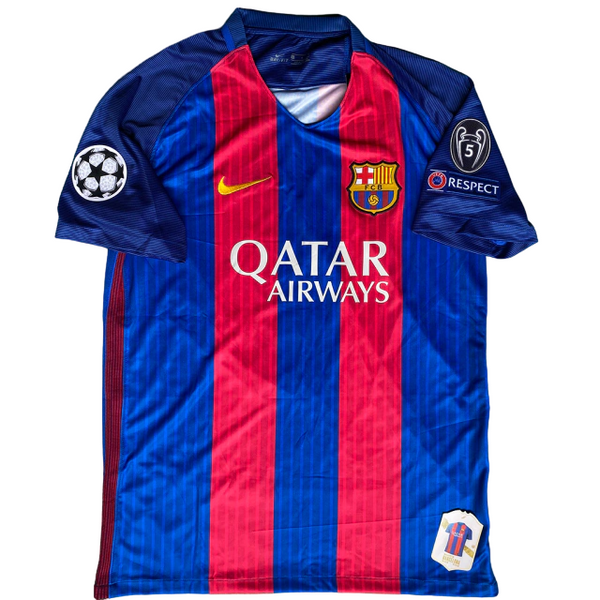 BARCELONA HOME - CHAMPIONS LEAGUE 2016/17 - MESSI#10 [RETRÔ]