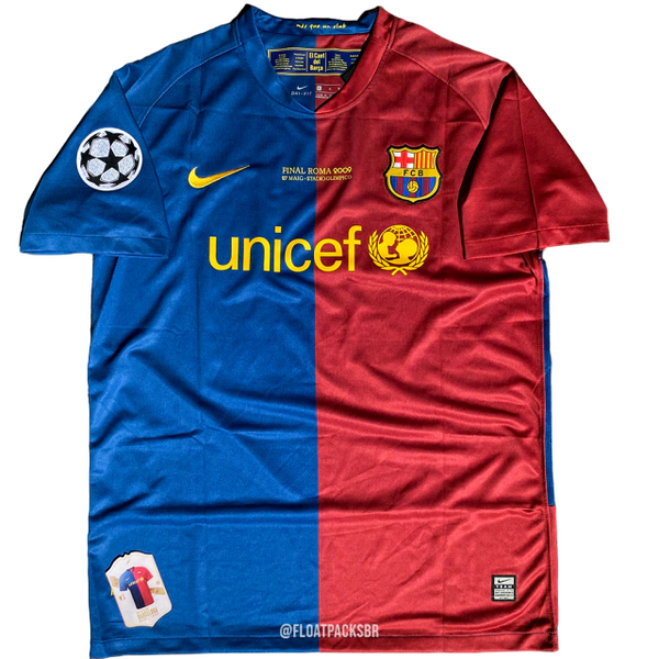 BARCELONA HOME - FINAL CHAMPIONS LEAGUE 2008/09 - MESSI#10 [RETRÔ]