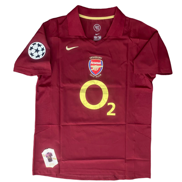 ARSENAL HOME 2005/06 - CHAMPIONS LEAGUE HENRY #14