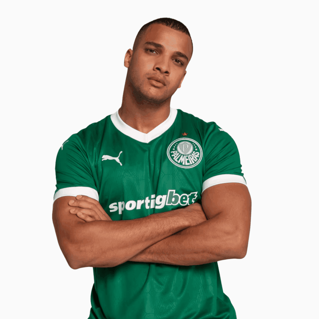 Camisa Puma Palmeiras 2025/26 I - PIQUEREZ N° 22