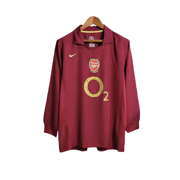 ARSENAL RETRÔ - HOME 2005/06 - MANGA LONGA