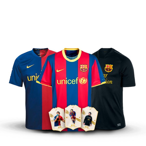 Combo Messi 2009, 2011 e 2012 + MINIATURA
