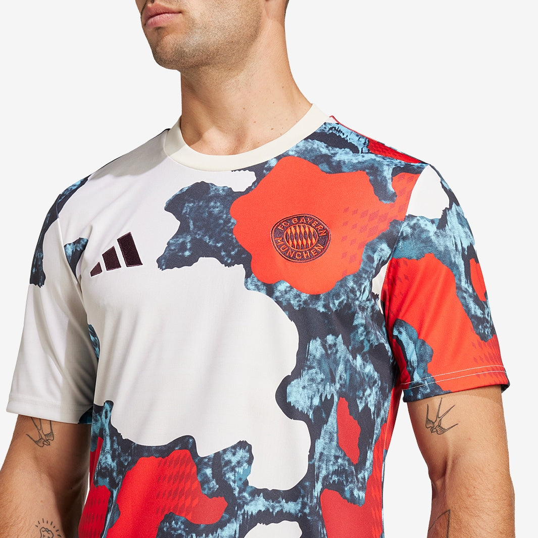 Camisa Adidas Bayern de Munique 2024/25 Pré-Jogo
