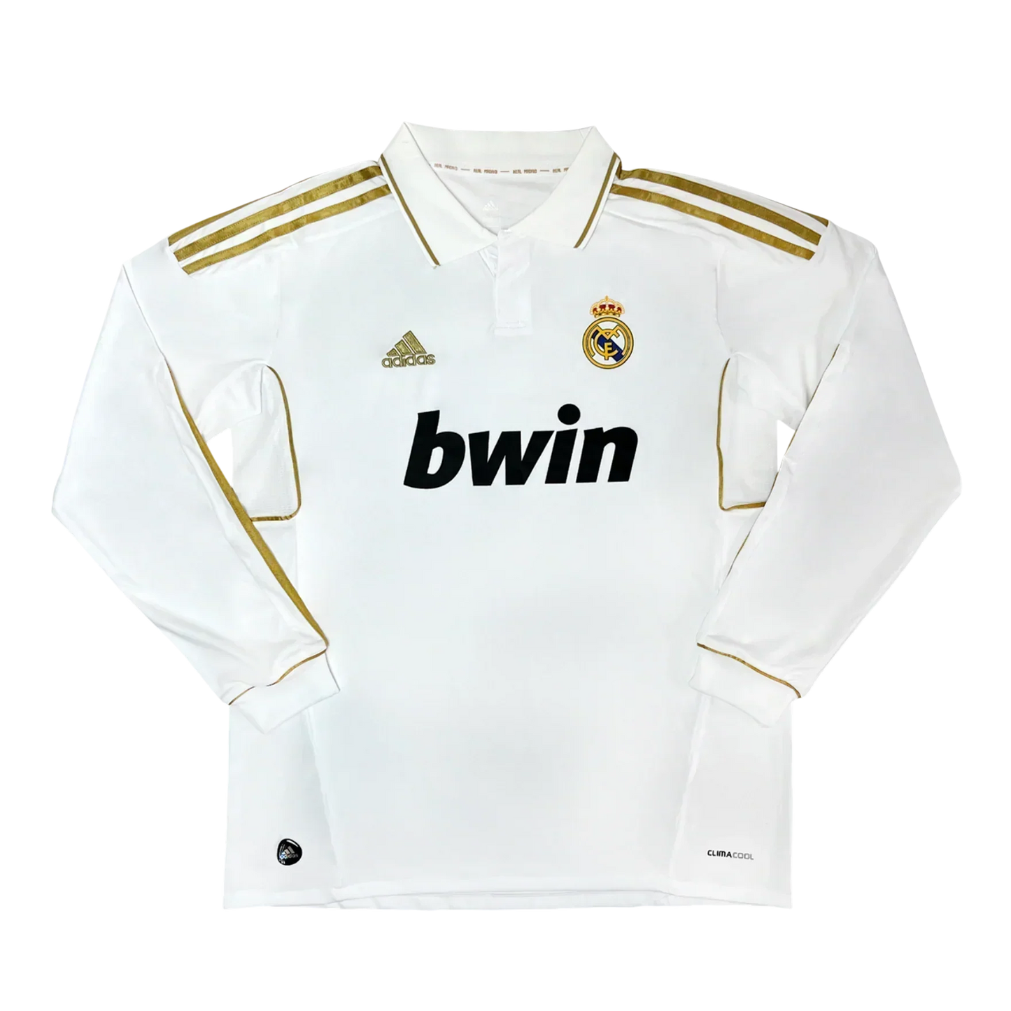 Camisa Real Madrid I 2011/12 Manga Longa