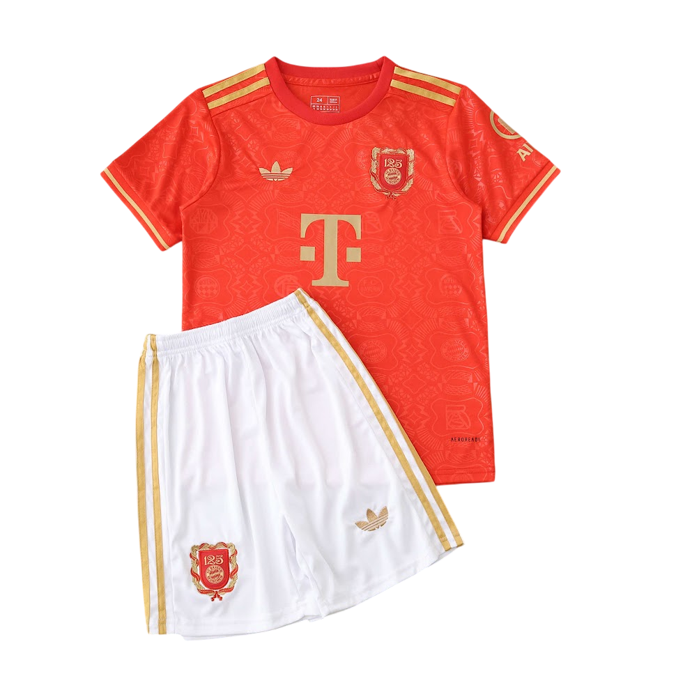 Kit Infantil Bayern de Munique 125 anos 2024/25