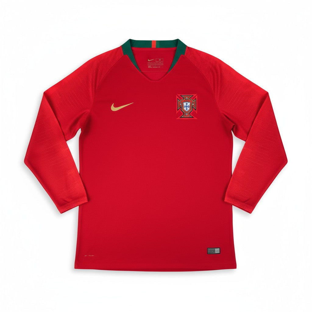 Camisa Portugal I 2018 Manga Longa