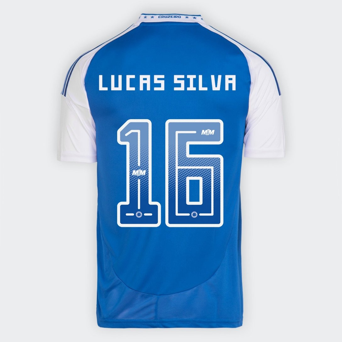 Camisa Cruzeiro 2025/26 I Lucas Silva N° 16