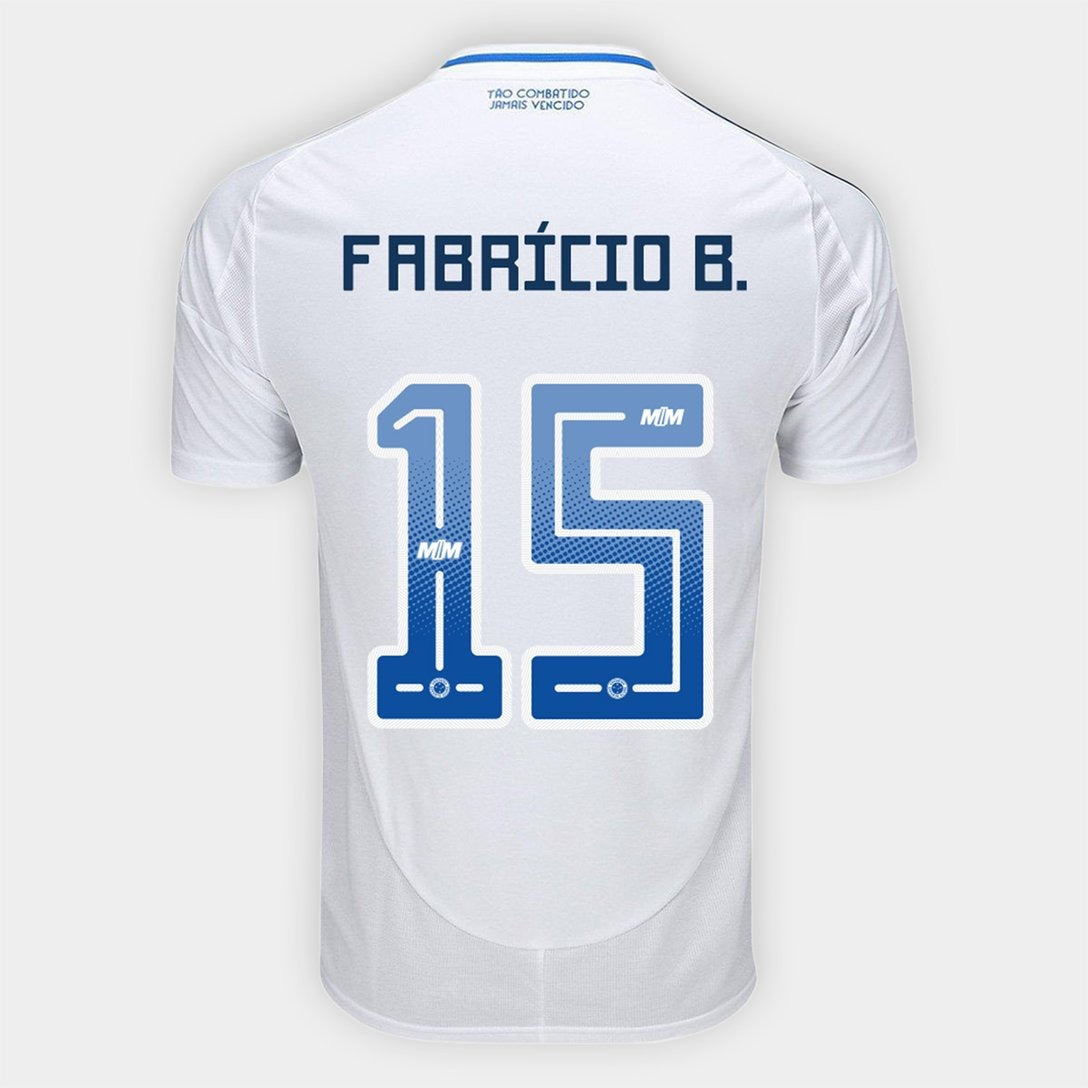 Camisa Cruzeiro 2025/26 II Fabricio B. N° 15