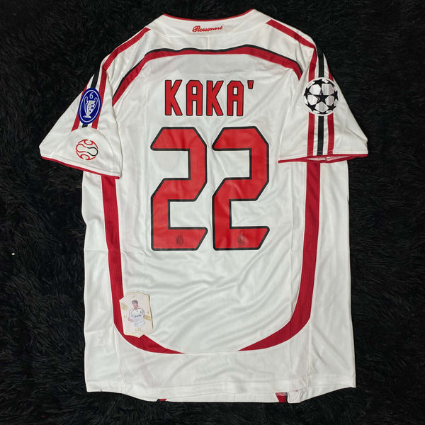 [PRONTA ENTREGA] Camisa Milan Reserva 2006/07 - Kaká #22 [Versão Retrô]