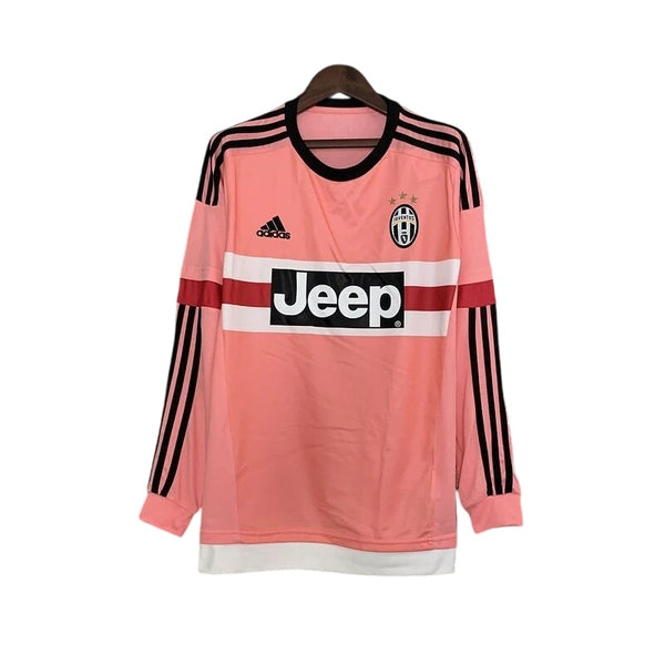 Camisa Juventus Reserva 2015/16 Manga Longa [Versão Retrô]