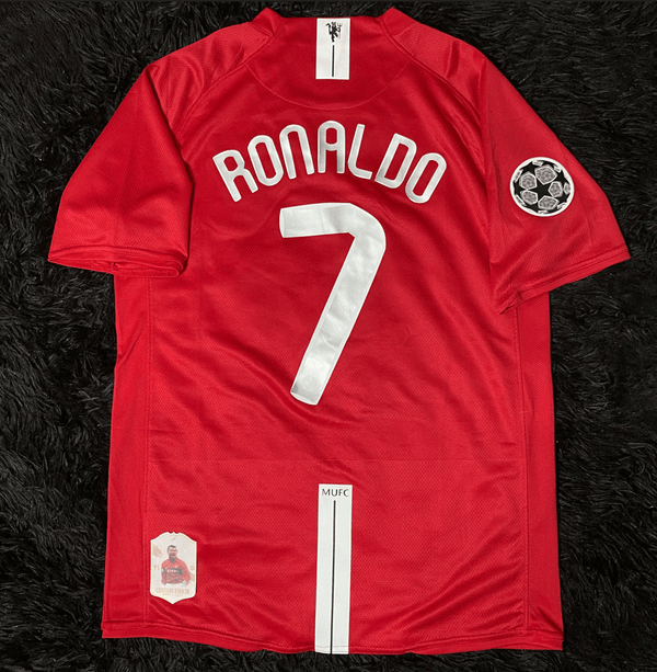 [PRONTA ENTREGA] Camisa Manchester United Home 2007/08 - Ronaldo #7 - Champions League Final  [Versão Retrô]