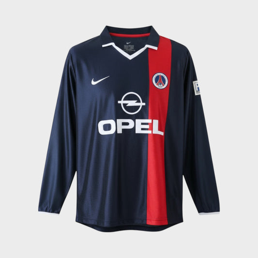 Camisa PSG I 2001/02 Manga Longa