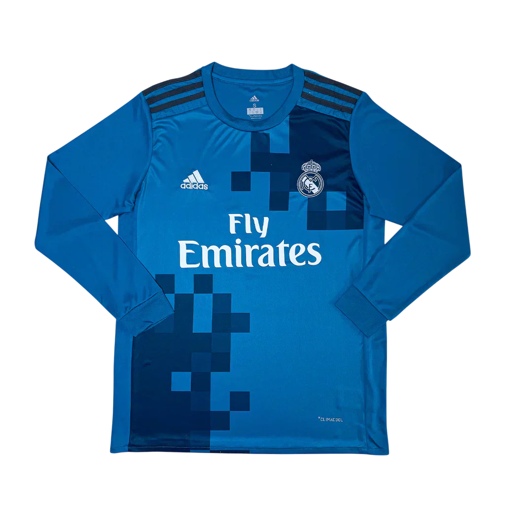 Camisa Real Madrid III 2017/18 Manga Longa