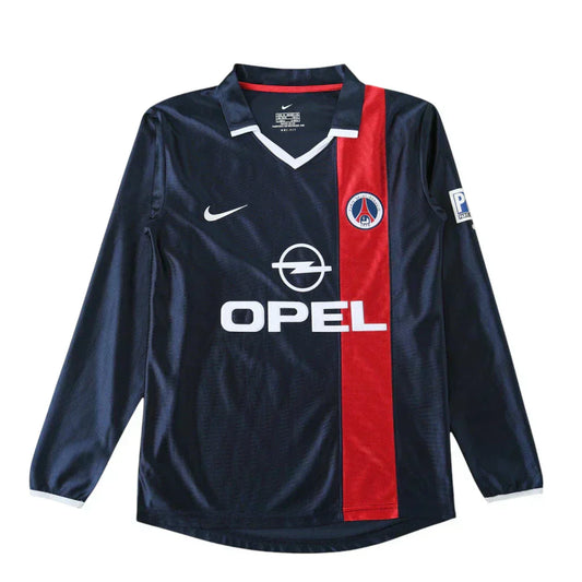 Camisa PSG I 2001/02 Manga Longa