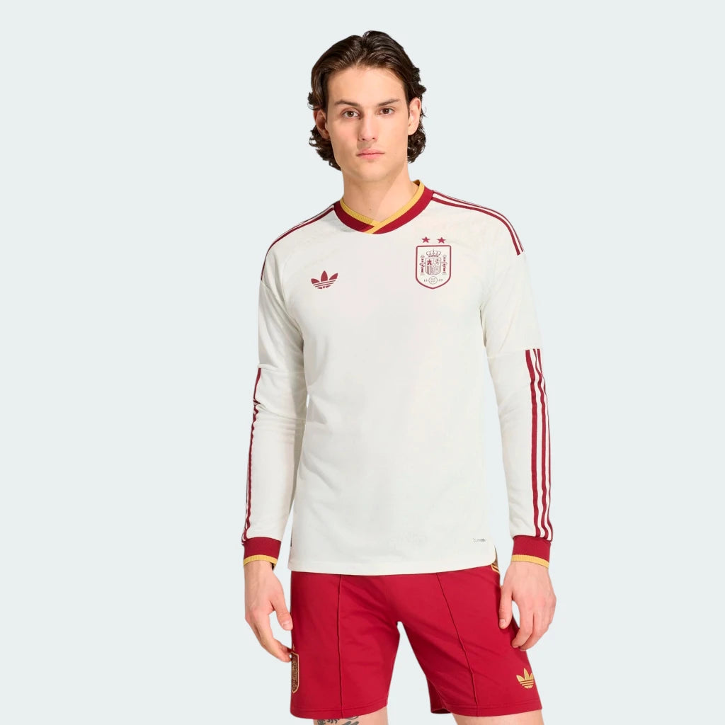 Camisa Espanha 2026 II Jogador Manga Longa