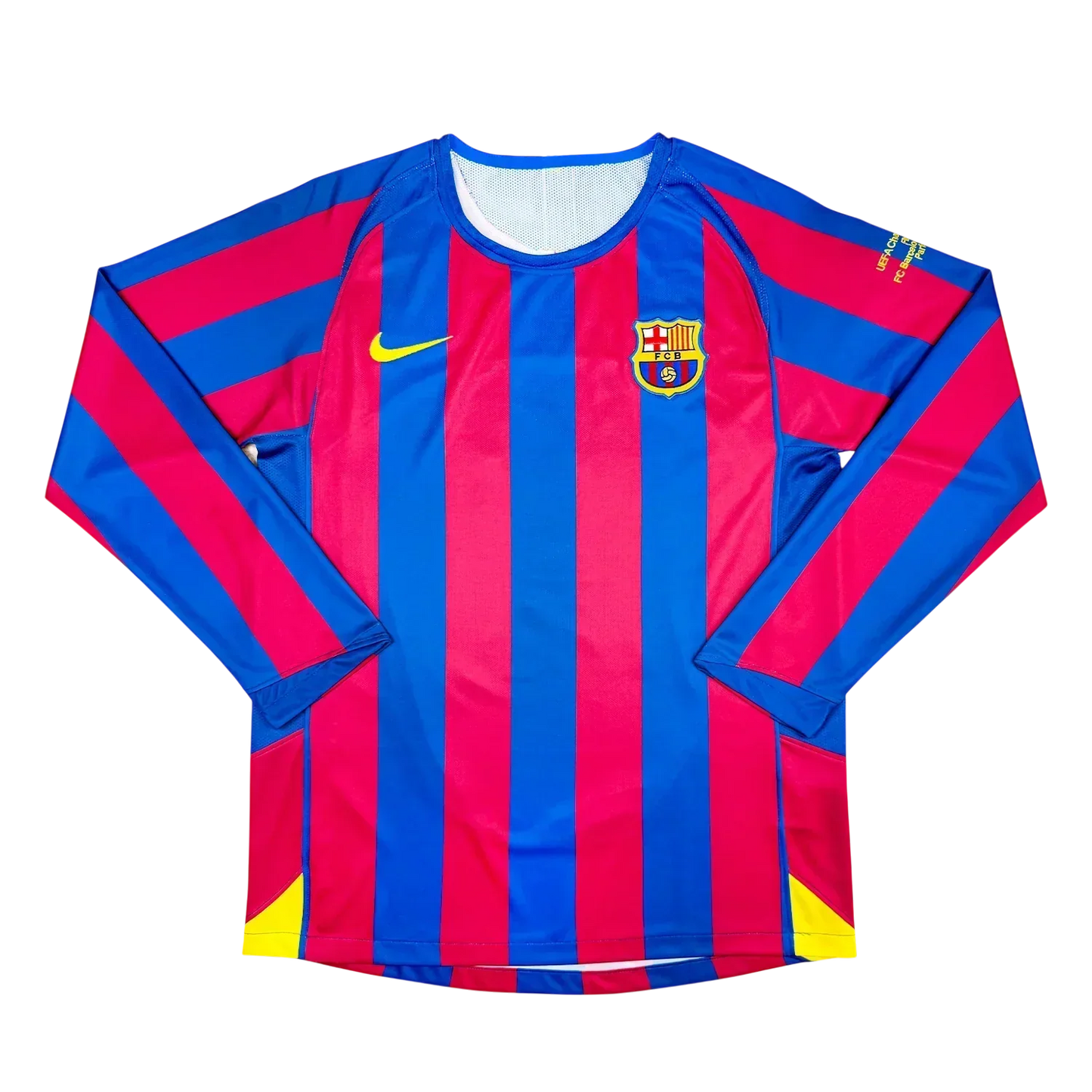 Camisa Barcelona I 2005/06 Manga Longa