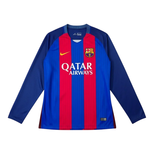 Camisa Barcelona I 2016/17 Manga Longa