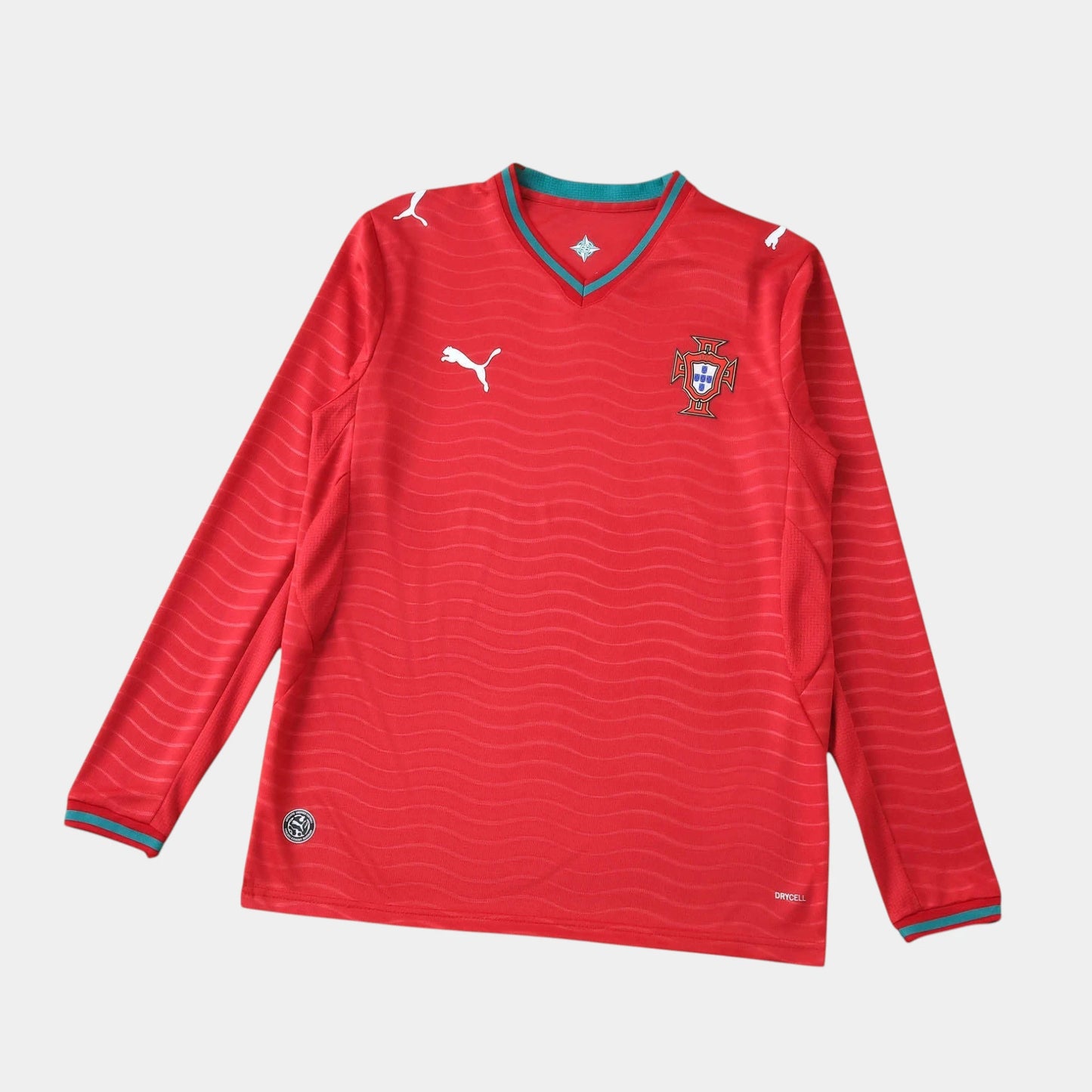 Camisa Portugal I 2026 Manga Longa Torcedor