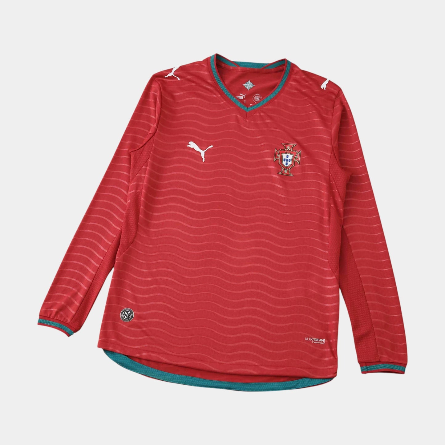Camisa Portugal I 2026 Manga Longa Jogador