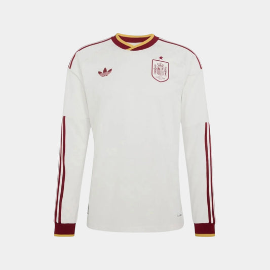 Camisa Espanha II 2026 Jogador Manga Longa