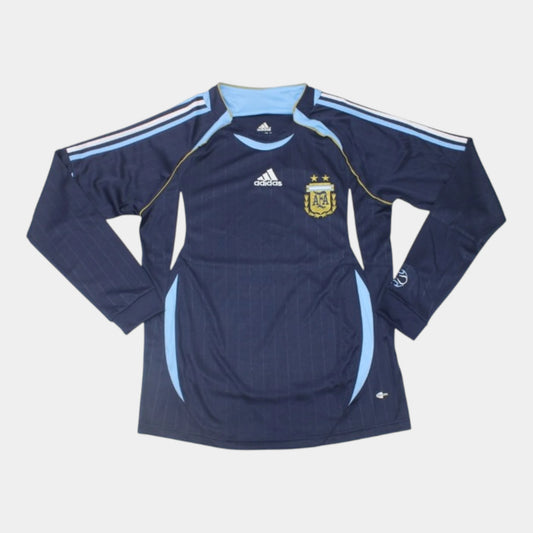 Camisa Argentina II 2006 Manga Longa