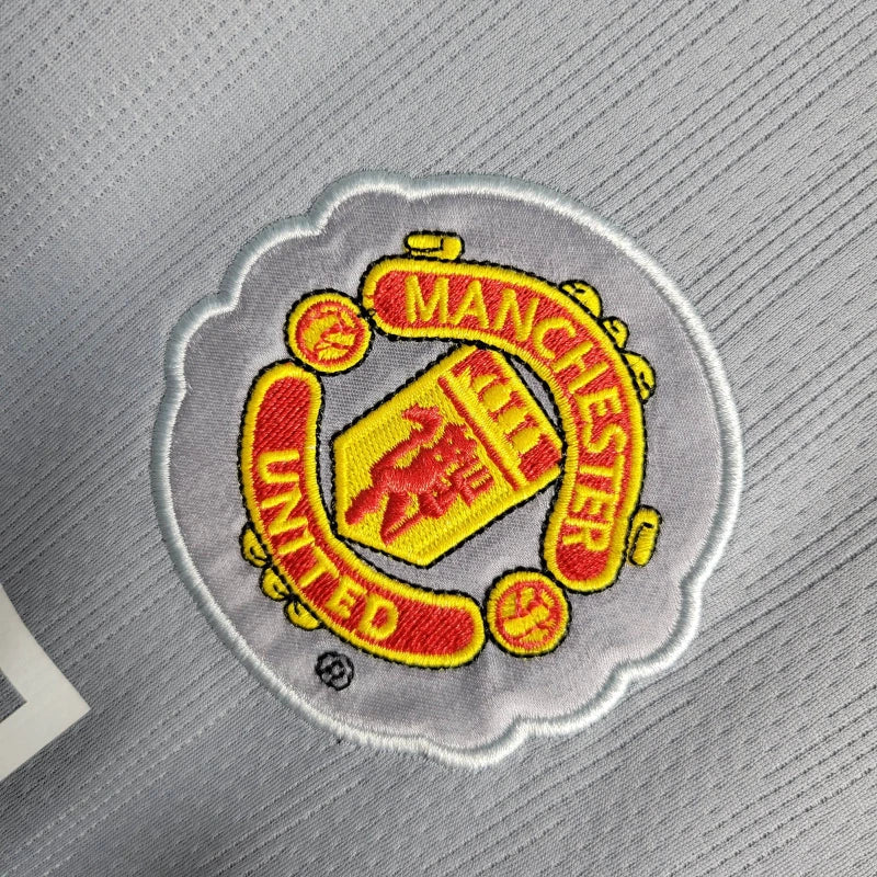Camisa Manchester United 2007/08 Goleiro Manga Longa