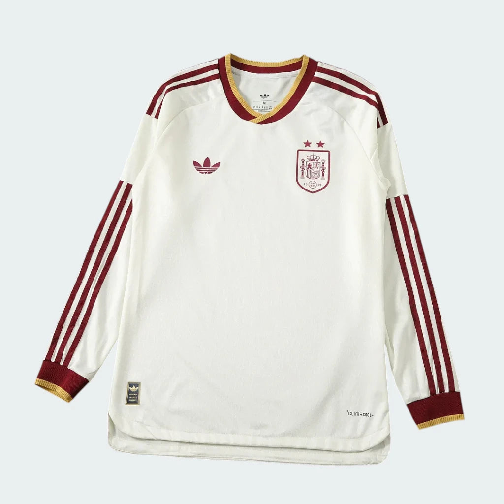 Camisa Espanha 2026 II Jogador Manga Longa
