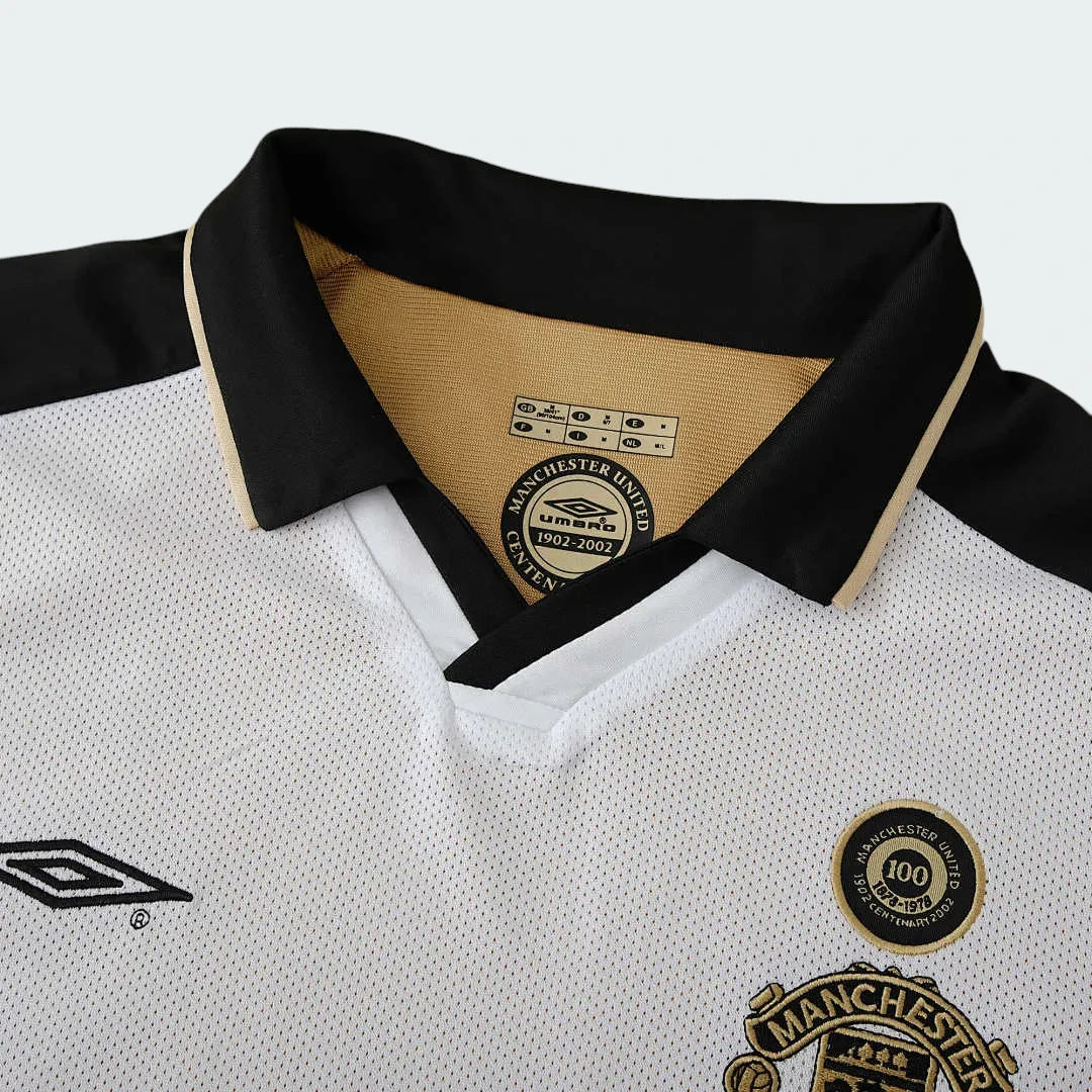 Camisa Manchester United 2001/02 Dupla Face