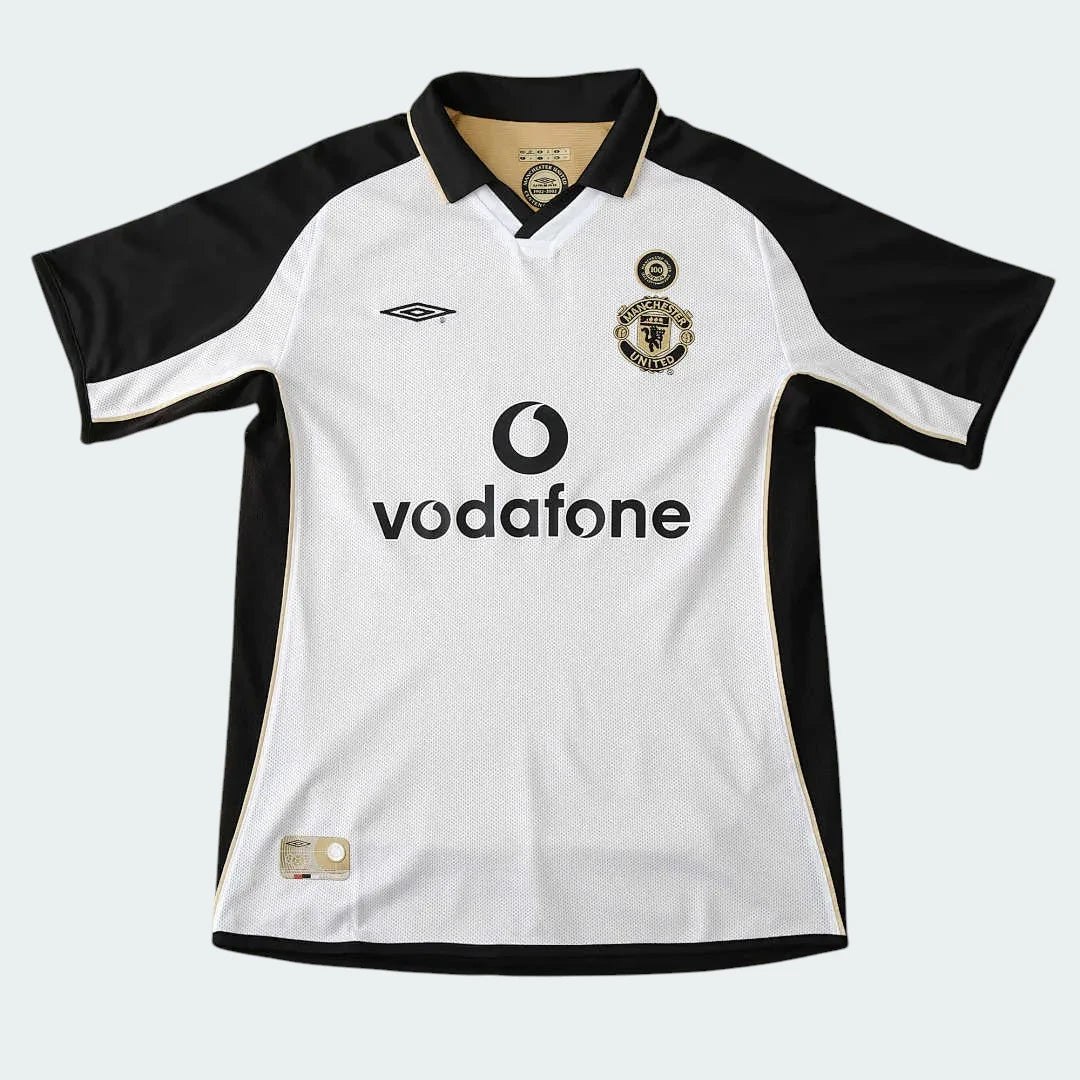 Camisa Manchester United 2001/02 Dupla Face