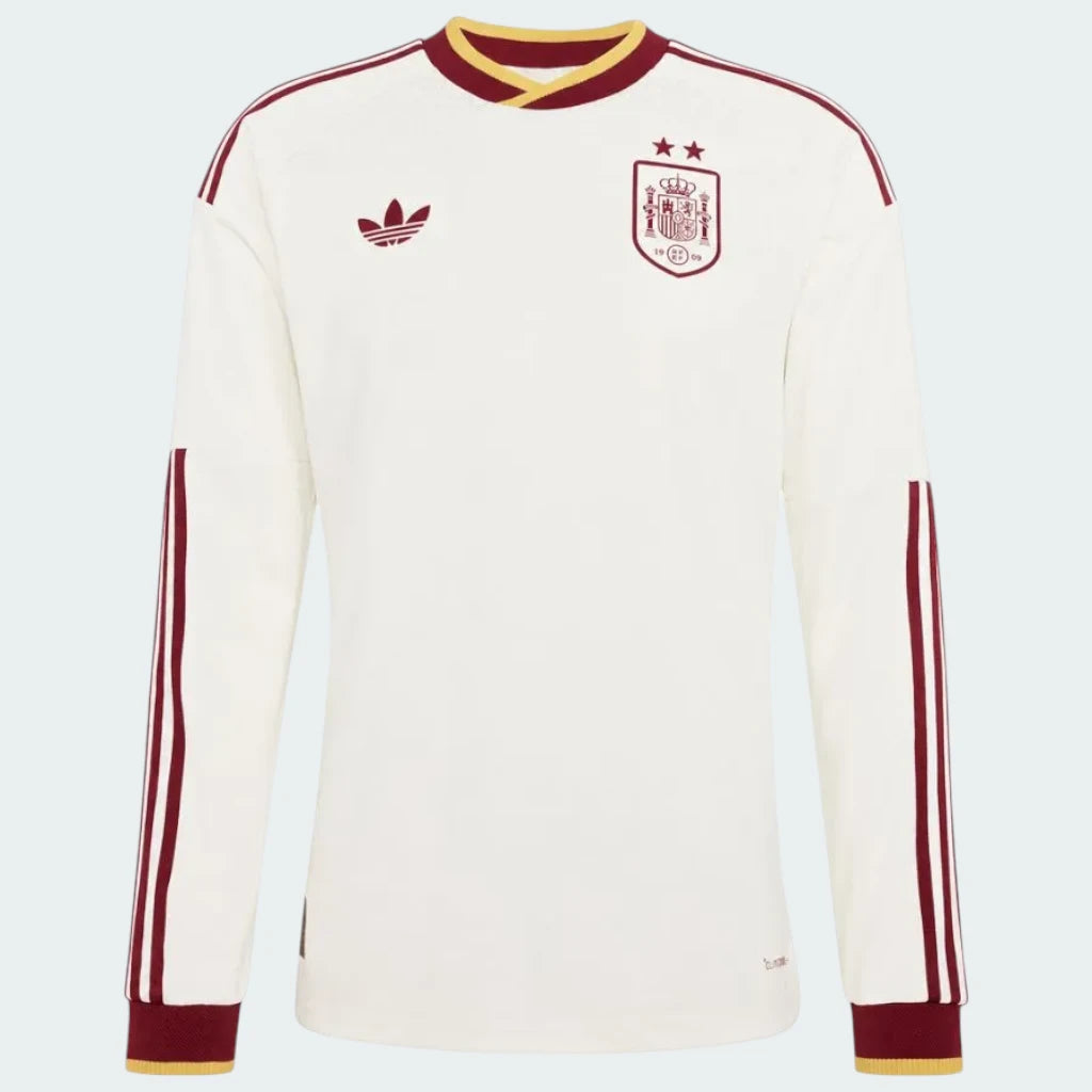 Camisa Espanha 2026 II Jogador Manga Longa